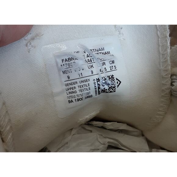 Size 9 - Converse  All Star Low Optic White - Picture 6 of 8